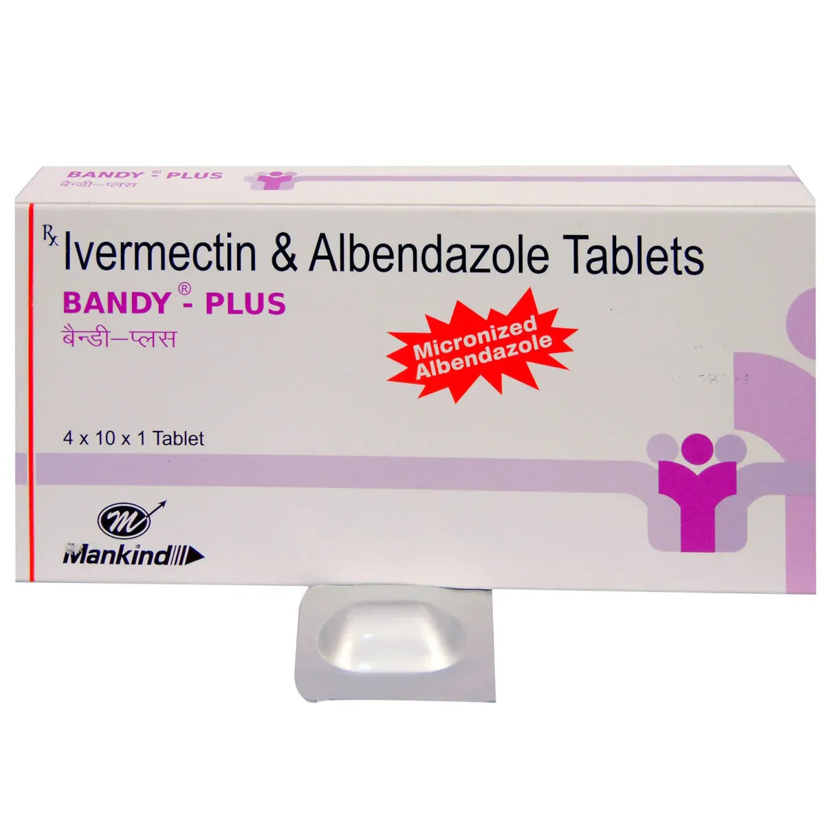 Bandy Plus 6 MG (Ivermectin (6mg) + Albendazole (400mg)